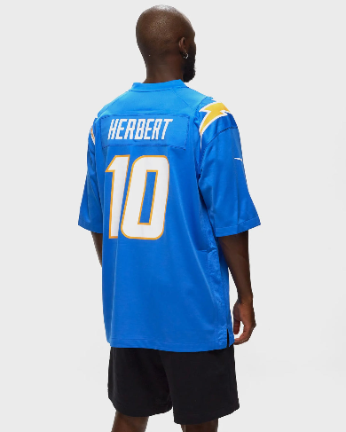 NFL LOS ANGLES CHARGERS HOME GAME JERSEY JUSTIN HERBERT #10