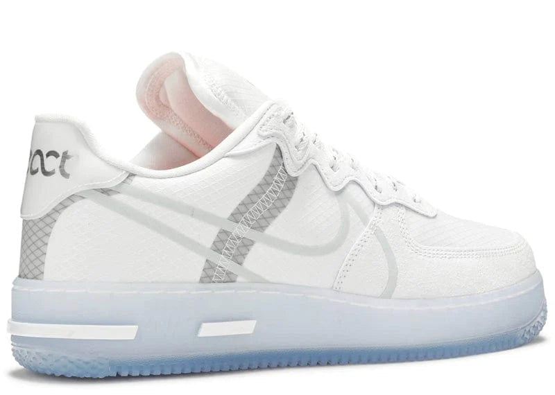Jordan Air Force 1 React 'White Ice' sneakers