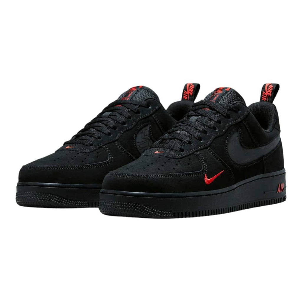 Nike Air Force 1 Low 'Multi Swoosh Black/Crimson'