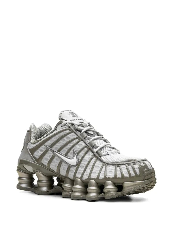 Shox TL 'Light Silver/White/Light Army' sneakers