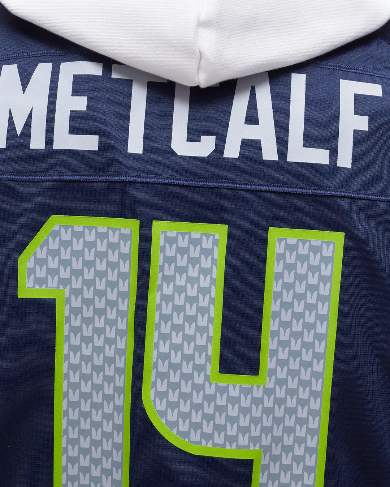 NFL SEATTLE SEAHAWKS HOME GAME JERSEY DK METCALF #14
