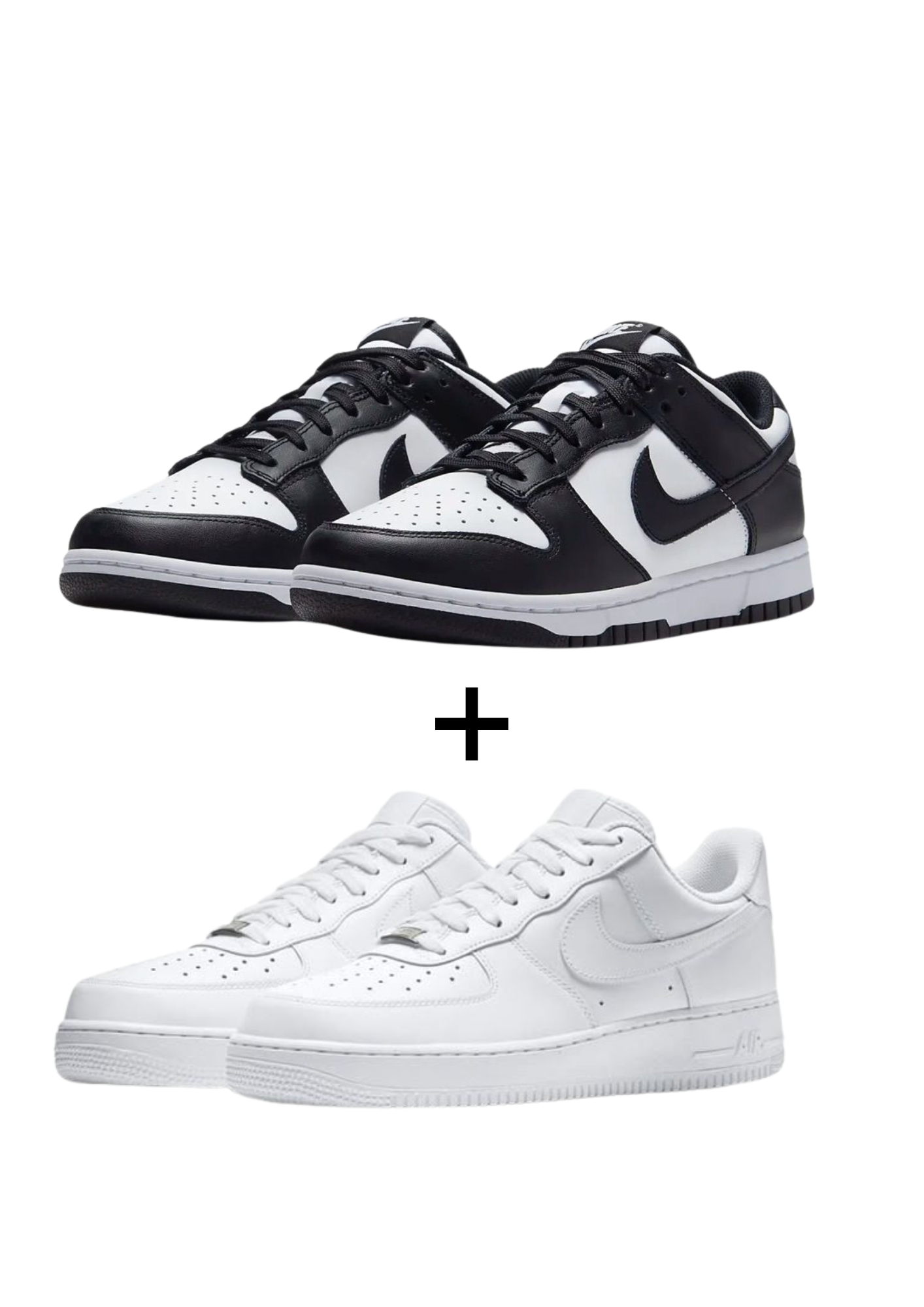 Nike Dunk low “Panda” x AirForce 1