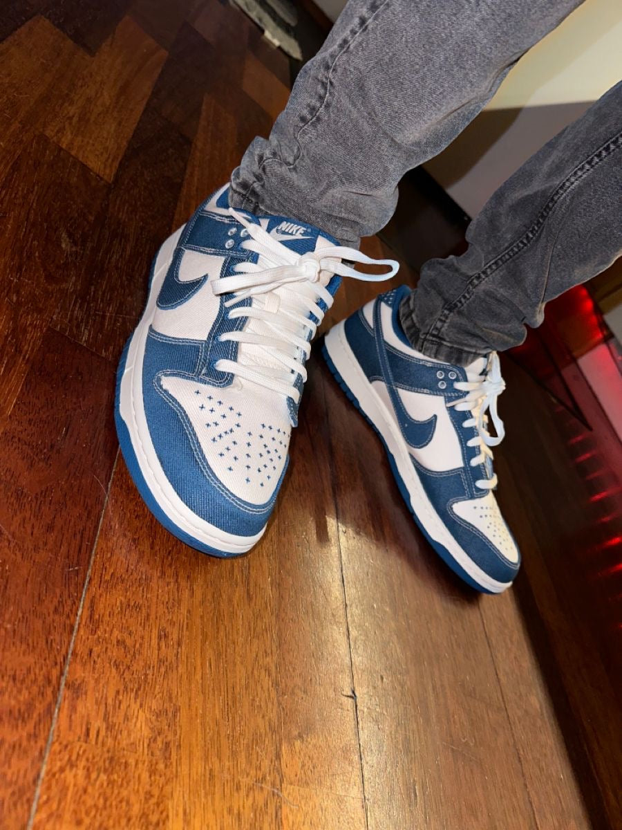 Dunk Low Shashiko 'Industrial Blue' sneakers