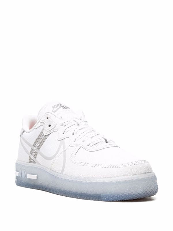 Jordan Air Force 1 React 'White Ice' sneakers