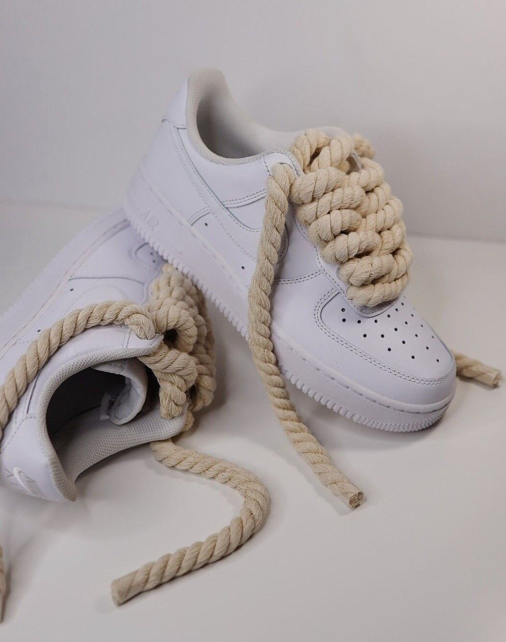 Custom Air forces with rope laces