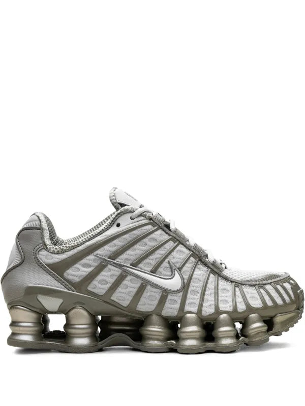 Shox TL 'Light Silver/White/Light Army' sneakers