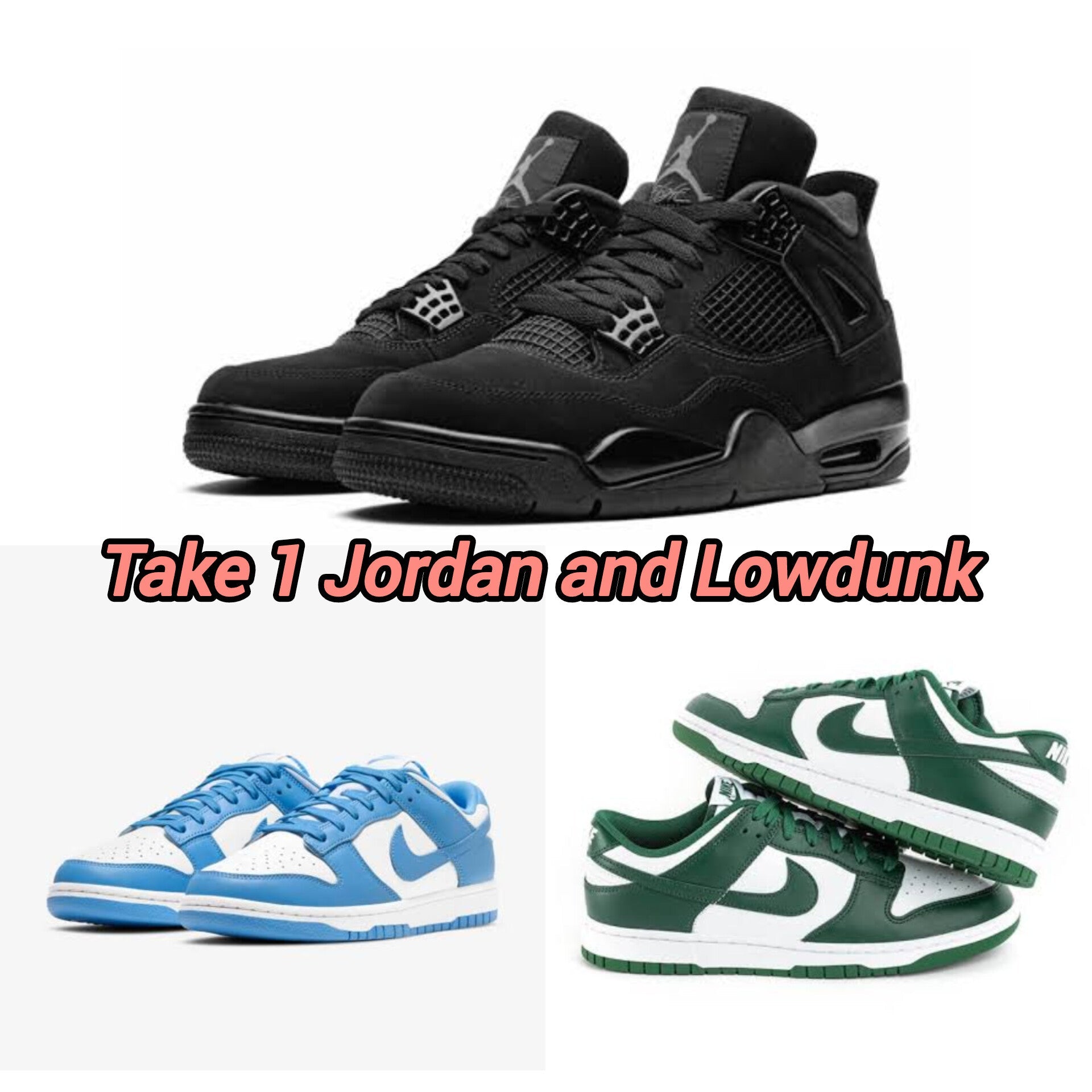 Jordan + Lowdunk Blue/Green