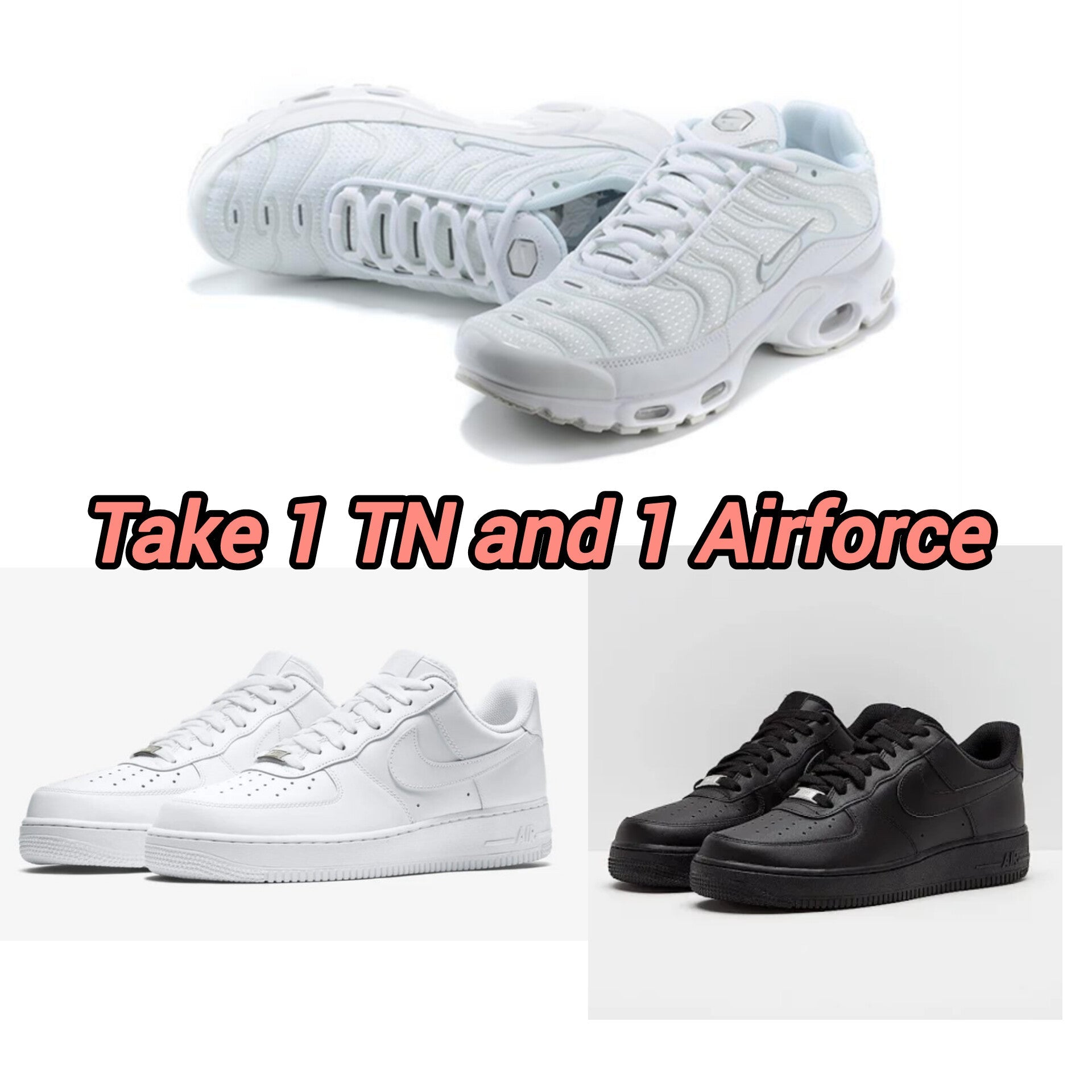Nike TN White +Airforce